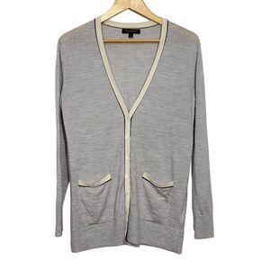 Banana Republic Mens Merino Wool Button Front Cardigan Sweater Spring Casual